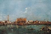 Francesco Guardi Venice from the Bacino di San Marco oil painting
